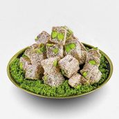 Köksan Antep Fıstıklı Çifte Kavrulmuş Lokum – Katkısız, Geleneksel (500 gr, Limonlu)