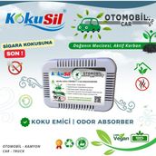 Kokusil Otomobil, Araba, Oto ve Kamyon Koku Giderici Koku Emici - TEK ÜRÜN