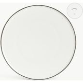 Koleksiyon Sufi Platin 6'lı 27 cm Servis Tabağı