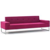 Koltukstilim Pink Üçlü Ofis Kanepesi