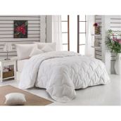 Komfort Home 155x215 cm Tek Kişilik Çizgili Pamuk Saten Yorgan