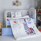 Komfort Home 8 Parça Ranforce %100 Pamuk Bebek Uyku Seti