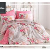 Komfort Home Buse Ranforce Pembe Çift Kişilik Nevresim Takımı Seti