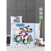 Komfort Home Moto Cross %100 Pamuk Bebek Uyku Seti