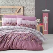 Komfort Home Tek Kişilik Ranforce Alvina Rose Nevresim Takımı