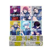 Komik Şeyler Blue Lock 20-21-22-23-24-25. Ciltler Manga Seti + Özel Cetvel