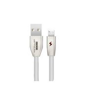 Konfulon S53 Beyaz Işıklı Micro 1 m 3A USB Kablo