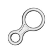 Kong 8 Classic Descender Sekizli İndirici İniş Aleti En 15151-2 Uıaa Onaylı Metalik Gümüş
