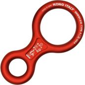 Kong Classic 8'li Dağcılık ve Tırmanış İçin Kırmızı Alüminyum İniş Aleti 9-12 mm Çap
