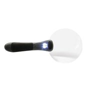 Konus Lux 90 2.5x Çift LED Aydınlatmalı Hafif ve Geniş Çaplı Büyüteç