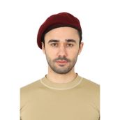 KORDAK Askeri Bere Tankçı Ressam Beresi cm, 56, ASKMURBAM, Bordo, Erkek