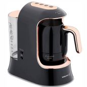 Korkmaz A862-04 Kahvekolik Deluxe Siyah/Rosegold Türk Kahvesi Makinesi