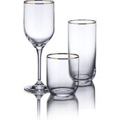 Korkmaz Hera Kristal Gold 36 Parça Bardak Seti A9213 - Şeffaf - 110 ml