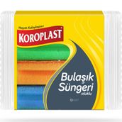 Koroplast 8'li Oluklu Bulaşık Süngeri