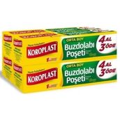 Koroplast Buzdolabı Poşeti 4 Al 3 Öde Orta Boy 80 Lix 2li