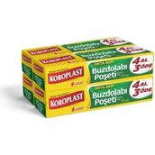 Koroplast Buzdolabı Poşeti Orta Boy 80'li - Şeffaf