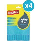 Koroplast Mikrofiber Mavi 30x30 cm 2'li Banyo Bezi (4 adet)