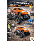 kosetoys Uzaktan Kumandalı Off Road Arazi Araba 27 MHz / 4x2 / Turuncu