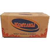 Kostaklı 10 kg Kısa Kesilmiş Briket Mangal Kömürü