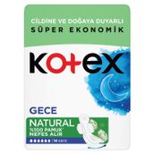 Kotex Natural Gece 14x4 56 Adet Ped