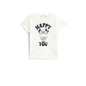 Koton 2SKG10443AK Kedi Baskılı Kız Çocuk T-shirt