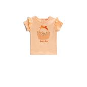 Koton 2SMG10137AK Somon İşlemeli Kız Bebek T-shirt