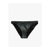 Koton 3SAK00002MK Siyah Desenli Kadın Bikini Altı