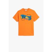 Koton 3SKB10456TK Turuncu Erkek Çocuk T-Shirt