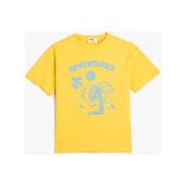 Koton 3SKB10538TK Sarı Erkek Çocuk T-shirt