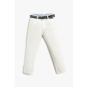 Koton 3SKB40009TW Erkek Çocuk Slim Fit Kemerli Cepli Kumaş Pantolon