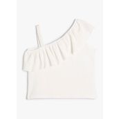 Koton 3SKG10140AK Beyaz Kız Çocuk T-Shirt