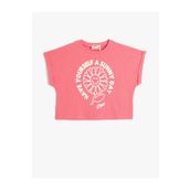 Koton 3SKG10194AK Pembe Kız Çocuk T-Shirt