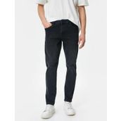 Koton 4SAM40003ND Siyah Erkek Jean Pantolon