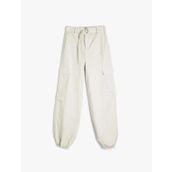 Koton 4SKG40070AD Gri Jean Kız Çocuk Pantolon