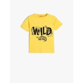 Koton 4SMB10169TK Sarı Erkek Bebek T-shirt