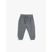 Koton 4WMB40033TK Gri Normal Paça Bebek Eşofman Alt
