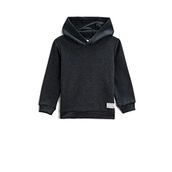 Koton 600 Dokulu İndigo Kapüşonlu 5/6 Yaş Erkek Çocuk Sweatshirt