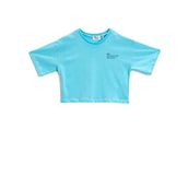 Koton 607 Kız Çocuk Baskılı Pamuklu Turkuaz T-shirt