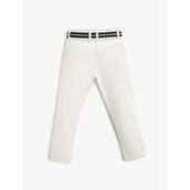 Koton 702 Erkek Çocuk Lacivert Kumaş Slim Fit Kemerli Cepli Pantolon