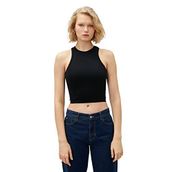 Koton 999 Kadın Siyah Bisiklet Yaka Kolsuz Atlet T-shirt