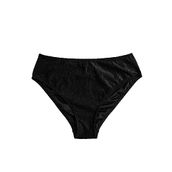 Koton Kadın Yüksek Bel Desenli Bikini Altı, Siyah (999), 36