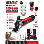 Koyun Keçi Kırkma Makinesi 3000W 4200 Rpm Büyükbaş Küçükbaş Hayvan Kırpma Seti + 2Bıçak Seti Çantalı