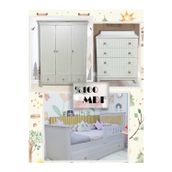 Koza %100 MDF Bohem Beyaz Maxi Bebek&Çocuk Odası Takımı