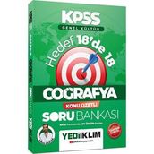 KPSS Genel Kültür Hedef 18'de 18 Coğrafya Konu Özetli Soru Bankası Hakan Bileyen Yediiklim Yayınları