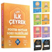 KR Akademi - 8. Sınıf LGS İlk Çeyrek Poster Notlar Soru Fasikülleri