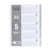 Kraf 1005 1-5 Seperatör PP Kapak Ayraç
