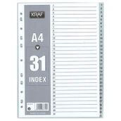 Kraf 1031 1-31 Seperatör PP Kapak Ayraç