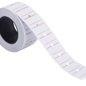 Kraf 12x21 mm Beyaz Çizgili Motex Etiket