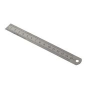 Kraf 15 cm İnch Ölçülü Çelik Cetvel