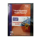 Kraf 2 Halkalı D Mekanizmalı Geniş A4 Siyah 700 Sayfa Kapasiteli Klasör